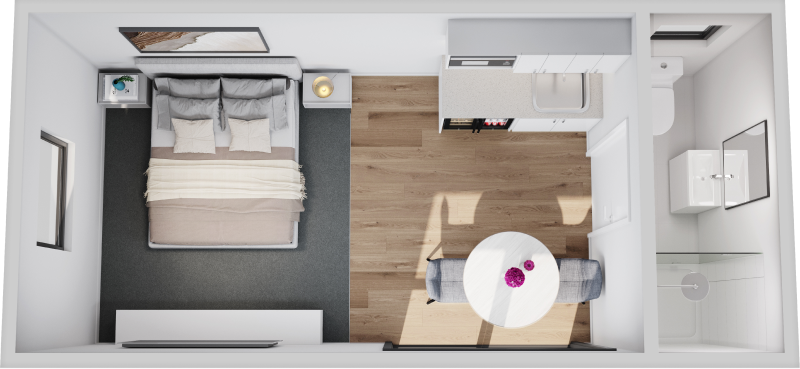 Self Contained Studio room